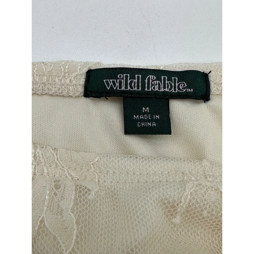NWT | Cream Color‎ Lace Mini Skirt